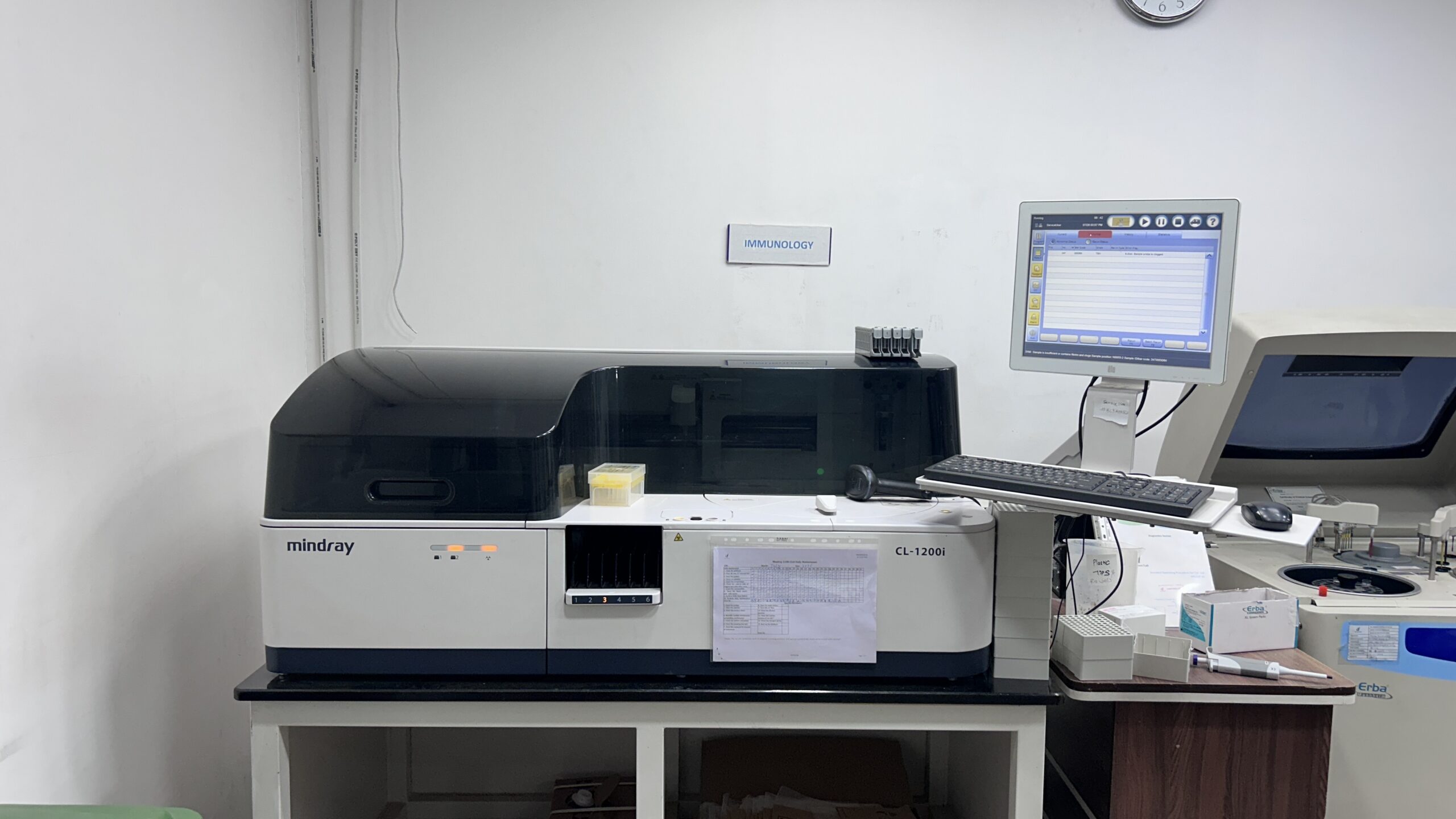 Immunology testing equipment