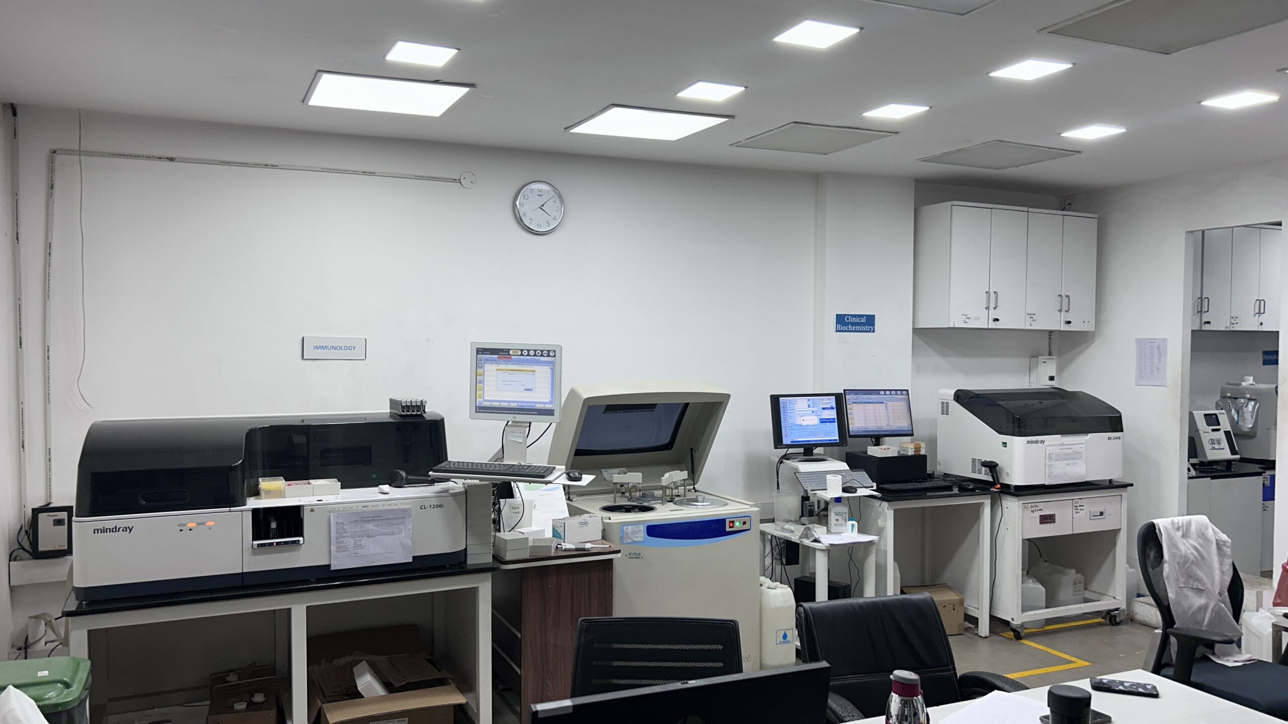 Multi-discipline testing floor at All About Lab